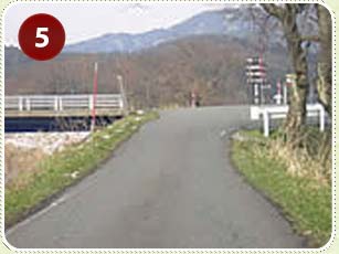 湖周道路から ルート5